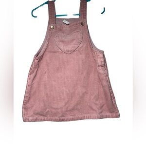 H&MPink Corduroy Pinafore Dress
